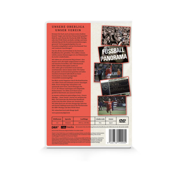 Panorama digital - Unsere Oberliga - Unser Verein - FC Rot Weiß Erfurt - DVD Box - Back