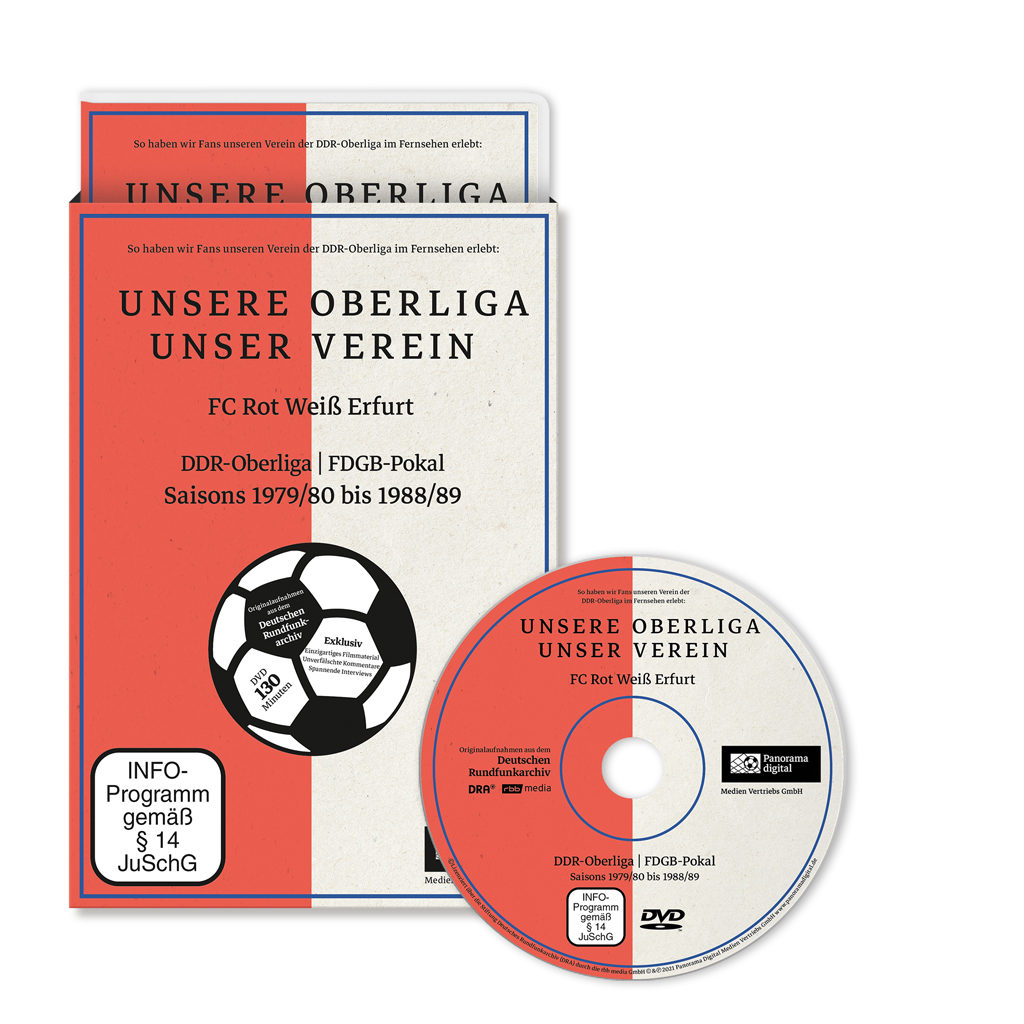 Panorama digital - Unsere Oberliga - Unser Verein - FC Rot Weiß Erfurt - DVD Box - DVD - Front