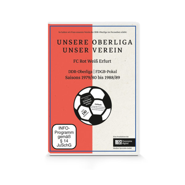 Panorama digital - Unsere Oberliga - Unser Verein - FC Rot Weiß Erfurt - DVD Box - Front