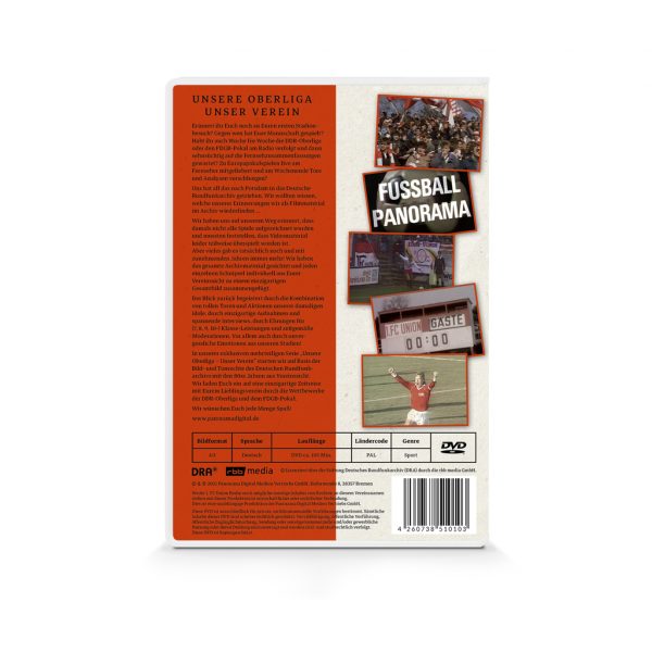 Panorama digital - Unsere Oberliga - Unser Verein - 1. FC Union Berlin - DVD Box - Rück