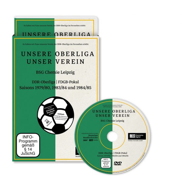 Panorama digital - Unsere Oberliga - Unser Verein - BSG Chemie Leipzig - DVD Box - Front liegend