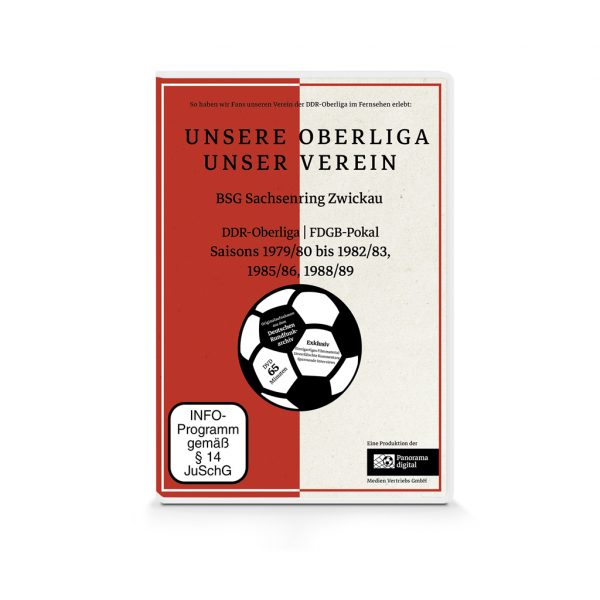 Panorama digital - Unsere Oberliga - Unser Verein - BSG Sachsenring Zwickau - DVD Box - Front
