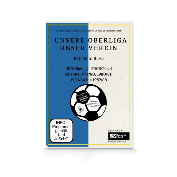 Panorama digital - Unsere Oberliga - Unser Verein - BSG Stahl Riesa - DVD Box - Front