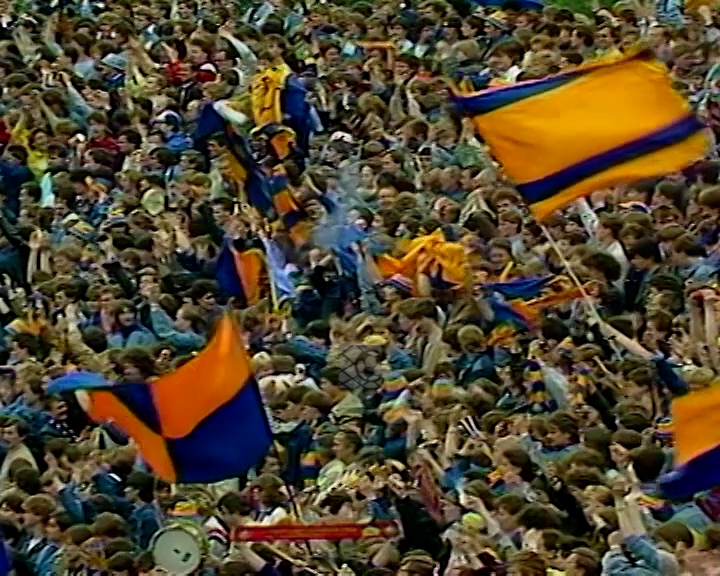 Panorama digital - Unsere Oberliga - Unser Verein - 1.FC Lok Leipzig - Wir als Fans - Unsere Banner und Fahnen - Saison 1986/87 - Wir zum FDGB Pokalfinale