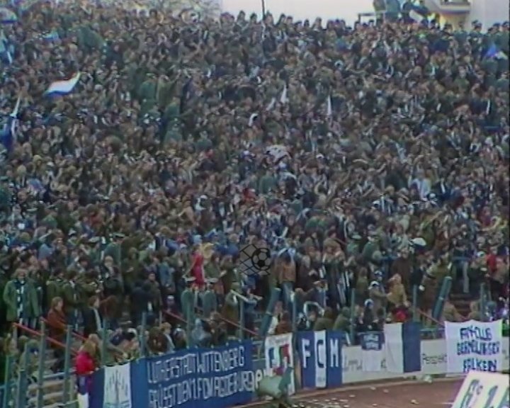 Panorama digital - Unsere Oberliga - Unser Verein - 1.FC Magdeburg - Wir als Fans - Unsere Banner und Fahnen - Saison 1983/84