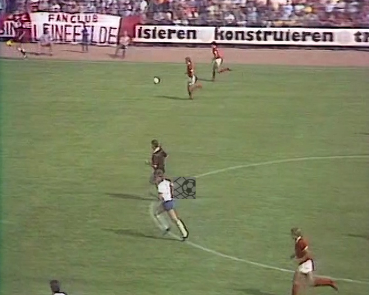 Panorama digital - Unsere Oberliga - Unser Verein - FC Rot Weiß Erfurt - Wir als Fans - Unsere Banner und Fahnen - Saison 1985/86 - Wir bei der BSG Stahl Riesa