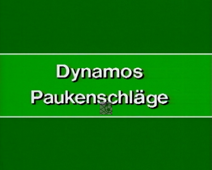 Panorama digital - Unsere Oberliga - Unser Verein - Unsere Analysetafeln - Dynamos Paukenschläge
