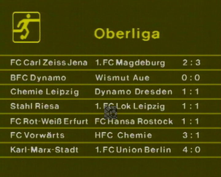 Panorama digital - Unsere Oberliga - Unser Verein - Unsere Ergebnistafeln - Ansetzungen - Saison 1983/84
