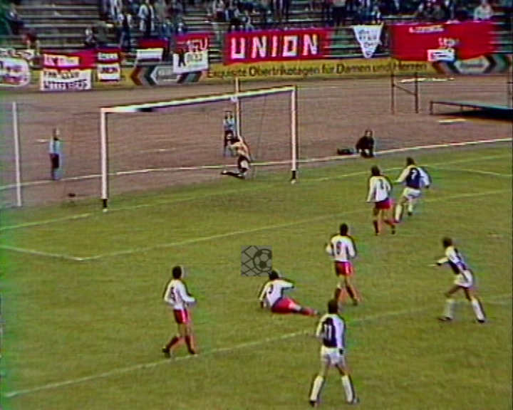 Panorama digital - Unsere Oberliga - Unser Verein - 1.FC Union Berlin - Wir als Fans - Unsere Banner und Fahnen - Saison 1983/84 - Wir bei der BSG Wismut Aue