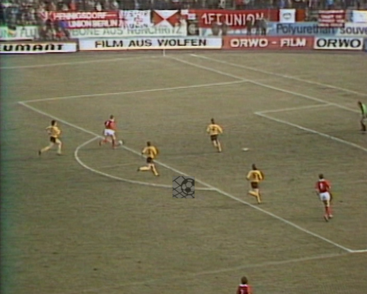 Panorama digital - Unsere Oberliga - Unser Verein - 1.FC Union Berlin - Wir als Fans - Unsere Banner und Fahnen - Saison 1983/84 - Wir bei der SG Dynamo Dresden