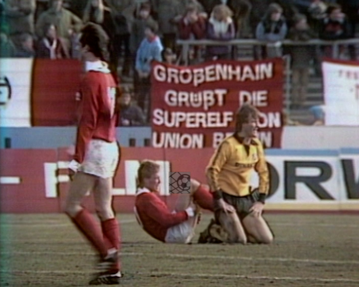 Panorama digital - Unsere Oberliga - Unser Verein - 1.FC Union Berlin - Wir als Fans - Unsere Banner und Fahnen - Saison 1983/84 - Wir bei der SG Dynamo Dresden