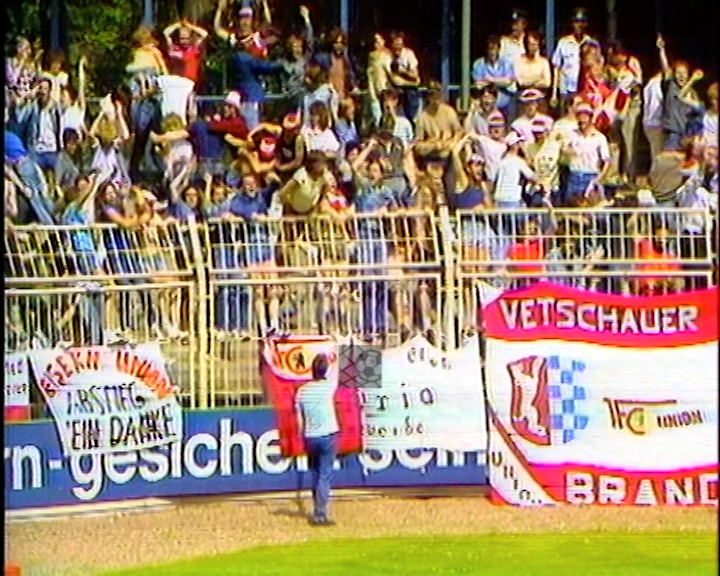 Panorama digital - Unsere Oberliga - Unser Verein - 1.FC Union Berlin - Wir als Fans - Unsere Banner und Fahnen - Saison 1987/88 - Wir beim FC Karl Marx Stadt