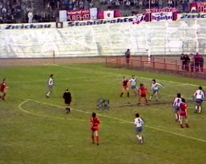 Panorama digital - Unsere Oberliga - Unser Verein - BSG Sachsenring Zwickau - Wir als Fans - Unsere Banner und Fahnen - Saison 1985/86