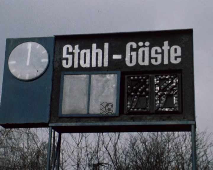 Panorama digital - Unsere Oberliga - Unser Verein - BSG Stahl Riesa - Unsere Stadien - Ernst-Grube-Stadion - Saison 1979/80 - Anzeigetafel