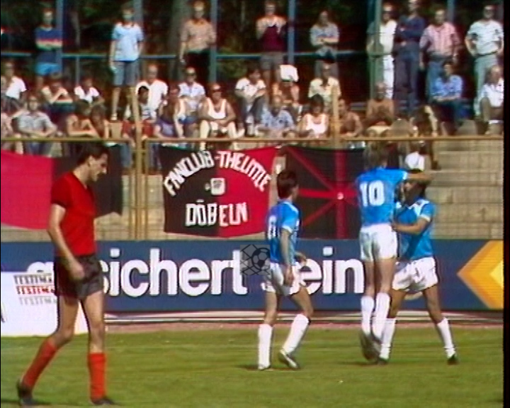 Panorama digital - Unsere Oberliga - Unser Verein - BSG Stahl Riesa - Wir als Fans - Unsere Banner und Fahnen - Saison 1987/88 - Wir beim FC Karl Marx Stadt