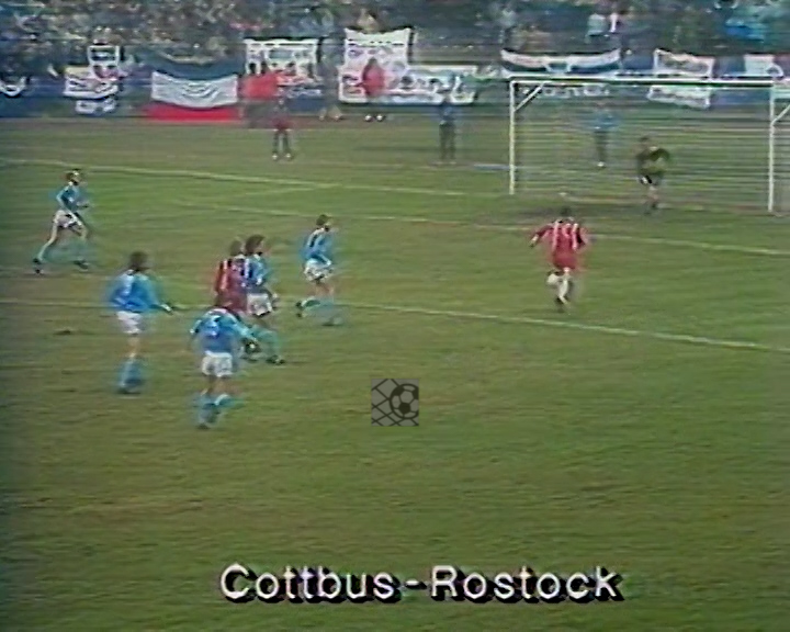 Panorama digital - Unsere Oberliga - Unser Verein - FC Hansa Rostock - Wir als Fans - Unsere Banner und Fahnen - Saison 1988/89 - Wir bei der BSG Energie Cottbus
