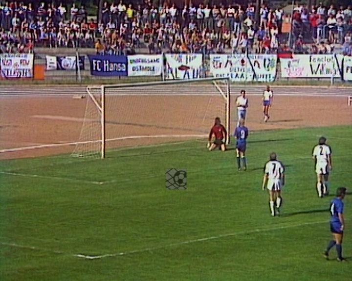 Panorama digital - Unsere Oberliga - Unser Verein - FC Hansa Rostock - Wir als Fans - Unsere Banner und Fahnen - Saison 1988/89 - Wir bei der BSG Stahl Brandenburg