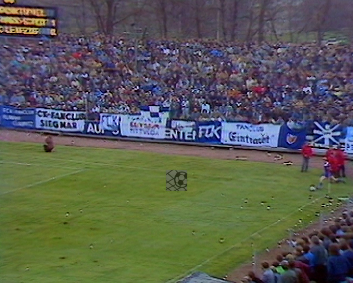Panorama digital - Unsere Oberliga - Unser Verein - FC Karl Marx Stadt - Wir als Fans - Unsere Banner und Fahnen - Saison 1986/87